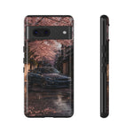 Cherry Blossom Street Scene R34 Skyline GTR Tough Case | Car Photo Cover