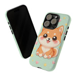 Shiba Inu Kawaii Chibi Smile Pet Dog Art Tough Phone Case