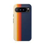 Retro Rainbow Stripe Phone Case | Tough Phone Case