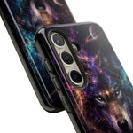 Cosmic Wolf Phone Case, Galaxy Nebula Portrait Tough Cover, Gift