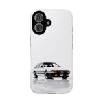 White AE86 Phone Case, JDM Drift Icon Tough Cover
