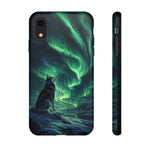 Husky Dog Aurora Watch Tough Phone Case