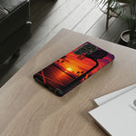 Basketball Court Sunset Phone Case | Tough Phone Case