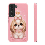 Shih Tzu Princess Kawaii Chibi Puppy Pet Dog Art Tough Phone Case