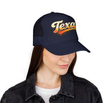 Texas Trucker Hat Vintage Retro Texas Sunset Foam Trucker Cap Western Cowboy Snapback Hat