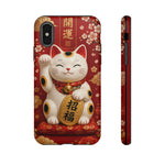 Maneki Neko Lucky Cat Art Tough Phone Case