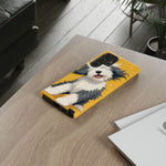 Sheepdog Hair Flip Phone Case Funny Dog Lover Gift