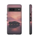 C8 Corvette Silhouette Pastel Horizon Case