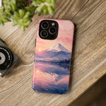Mount Fuji Dawn Reflection Art Tough Phone Case