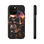 Chrome Skull Sunset Reflection Phone Case Tough Cover Gift