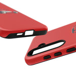 Red Classic Corvette C1 Illustration phone case | Retro Car Tough Case