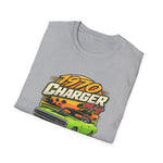 1970 Charger Classic Car T-Shirt — Vintage Muscle Car Graphic Tee