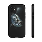 Tarpon Fishing Phone Case, Saltwater Portrait Black Cover, Gift