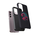 Great Dream Wave Circular Badge Vaporwave Phone Case – Japanese Aesthetic