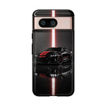 Camaro ZL1 Phone Case, Black Red Racing Stripe Studio Cover, Gift