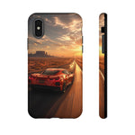 C8 Desert Highway Sunset Phone Case Tough Case for Corvette Drivers