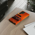 Orange Cuda Phone Case, 71 Classic Muscle Car Tough Cover