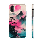 Japanese Minimalist Ink Vaporwave Phone Case – Sumi-e Aesthetic