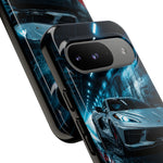 C8 Rain Tunnel Phone Case Racing Tough Case for Corvette Drivers