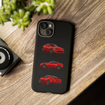 Red 370Z Sports Coupe Tough Phone Case for JDM Enthusiasts