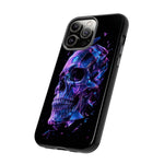 Holographic Skull Phone Case, Shattered Glass Iridescent Cover