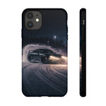 MK4 Supra Snow Drift Night Tough Phone Case