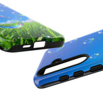 Bubbles Over Grass phone case | Tough Cover