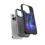 Neon Holographic Whale Phone Case | Tough Case