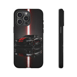 Camaro ZL1 Phone Case, Black Red Racing Stripe Studio Cover, Gift
