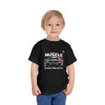 Toddler American Muscle Camaro SS USA Flag T-Shirt, Patriotic Retro Tee