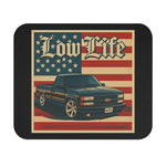 Low Life Chevy 1500 Mouse Pad Slammed Pickup American Flag Custom Truck Desk Mat