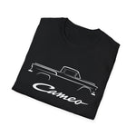 1955 Cameo Carrier Outline Silhouette Classic Truck T-Shirt Line Art Emblem Chevy Pickup Tee Fan Gift