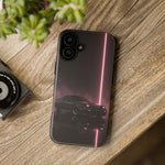 FC RX-7 Pink Neon Fog Column Tough Case