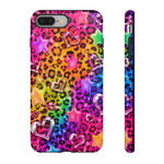 Rainbow Leopard 90s Tough Phone Case