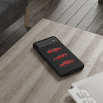 Red 370Z Sports Coupe Tough Phone Case for JDM Enthusiasts