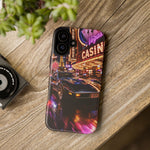 Vegas Strip Corvette Night Phone Case Neon Tough Case