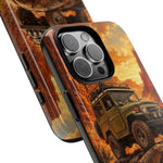 Land Cruiser FJ40 Classic 4x4 Red Rock Canyon Art Tough Phone Case