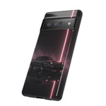 FC RX-7 Pink Neon Fog Column Tough Case