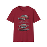 1959 Chevy Impala illustration T-Shirt | Classic Car Trio design