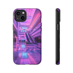 Empty Mall Escalator Vaporwave Art Tough Phone Case