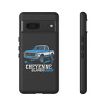 Chevy K10 Cheyenne Super Blue Classic Truck Tough Phone Case