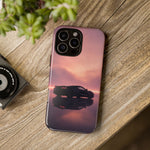 C8 Corvette Silhouette Pastel Horizon Case