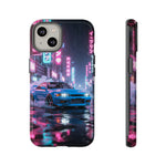 Skyline GT-R Tokyo Rain JDM Night Art Tough Phone Case