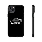 MR2 White Side Silhouette JDM Tough Phone Case Cover Gift