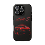 Red ZR1 C8 Phone Case for Chevy Fans, Tough Cover