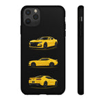 Yellow Camaro SS Muscle Car Phone Case Tough Multi View Print