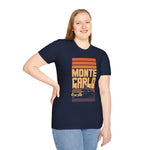 Monte Carlo Retro Sunset Car T-Shirt Classic Automotive Graphic Tee