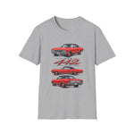 1965 Olds 442 Muscle Car T-Shirt | Classic Red Illustration
