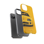Yellow Supra Phone Case, MK4 90s JDM Legend Tough Protective Cover for Men