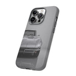 Silver Corvette Art Phone Case, C2 Sting Ray Classic Sports Cover